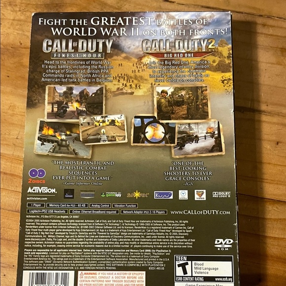 Call of Duty Legacy Collection for PlayStation 2 - Black - Picture 11 of 13